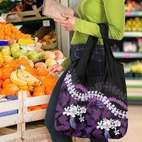 Poni Aloha Hawaii Lei Grocery Bag Tropical Flowers Elegant Vibe LT14 - Polynesian Pride