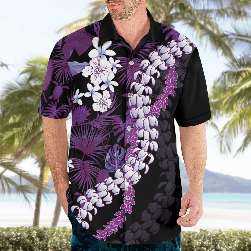 Poni Aloha Hawaii Lei Hawaiian Shirt Tropical Flowers Elegant Vibe LT14 - Polynesian Pride