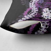 Poni Aloha Hawaii Lei Pillow Cover Tropical Flowers Elegant Vibe - Polynesian Pride