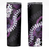 Poni Aloha Hawaii Lei Skinny Tumbler Tropical Flowers Elegant Vibe - Polynesian Pride