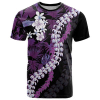 Poni Aloha Hawaii Lei T Shirt Tropical Flowers Elegant Vibe - Polynesian Pride