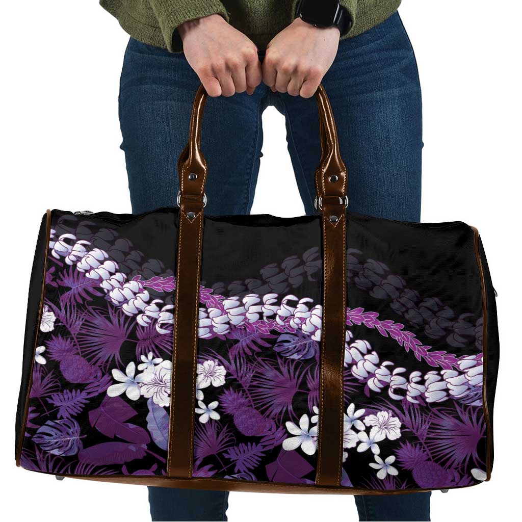 Poni Aloha Hawaii Lei Travel Bag Tropical Flowers Elegant Vibe - Polynesian Pride
