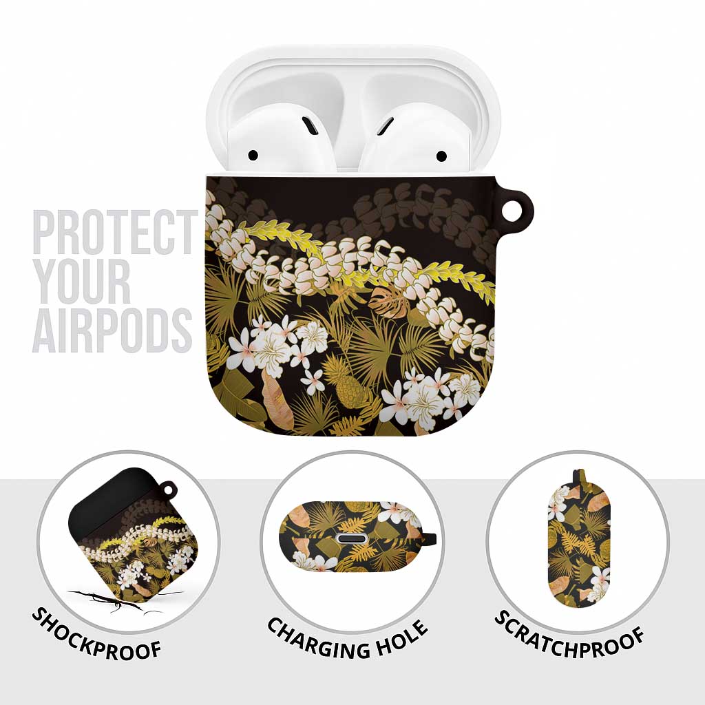 Kula Aloha Hawaii Lei AirPods Case Tropical Flowers Elegant Vibe - Polynesian Pride
