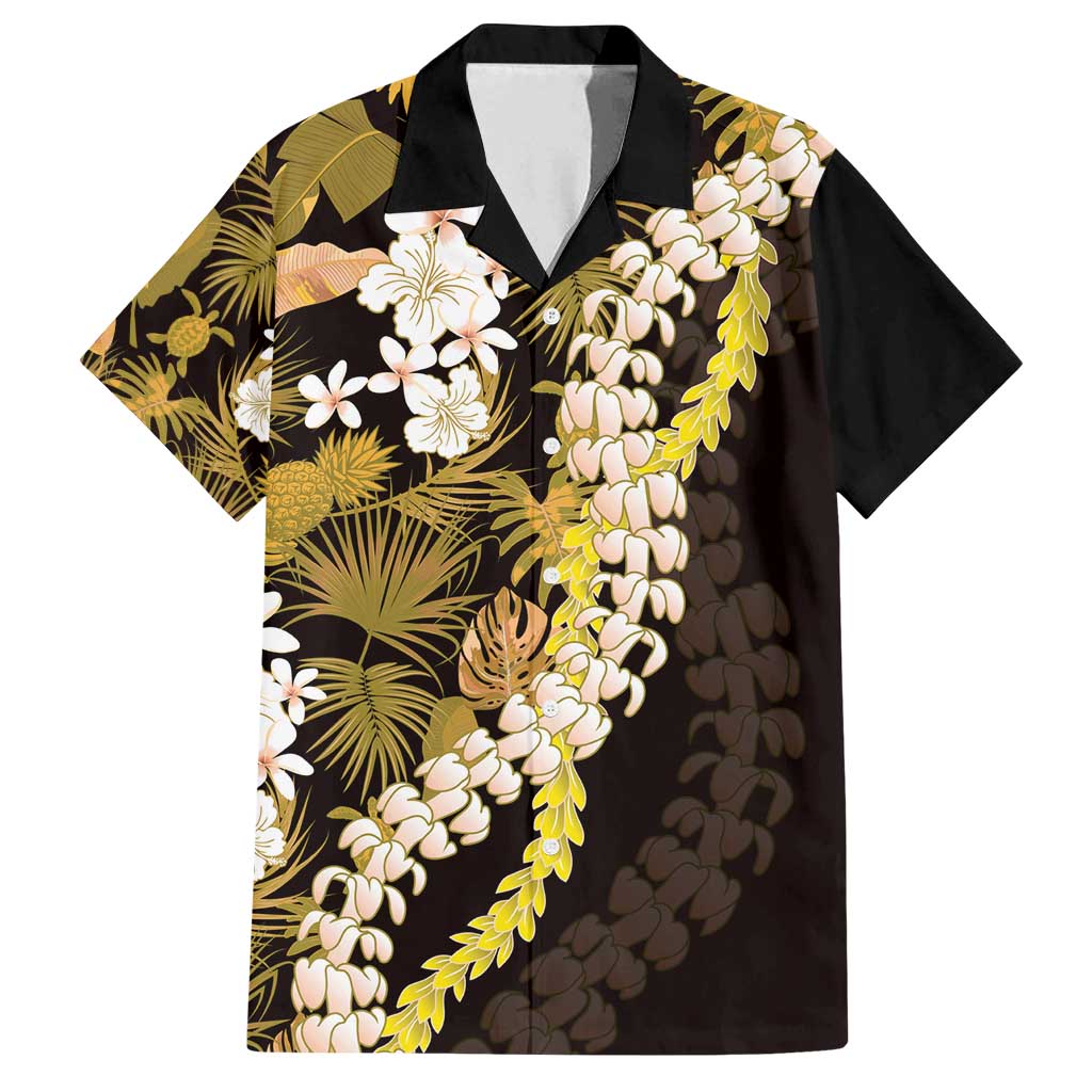 Kula Aloha Hawaii Lei Family Matching Off Shoulder Maxi Dress and Hawaiian Shirt Tropical Flowers Elegant Vibe - Polynesian Pride