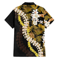 Kula Aloha Hawaii Lei Family Matching Off Shoulder Maxi Dress and Hawaiian Shirt Tropical Flowers Elegant Vibe - Polynesian Pride