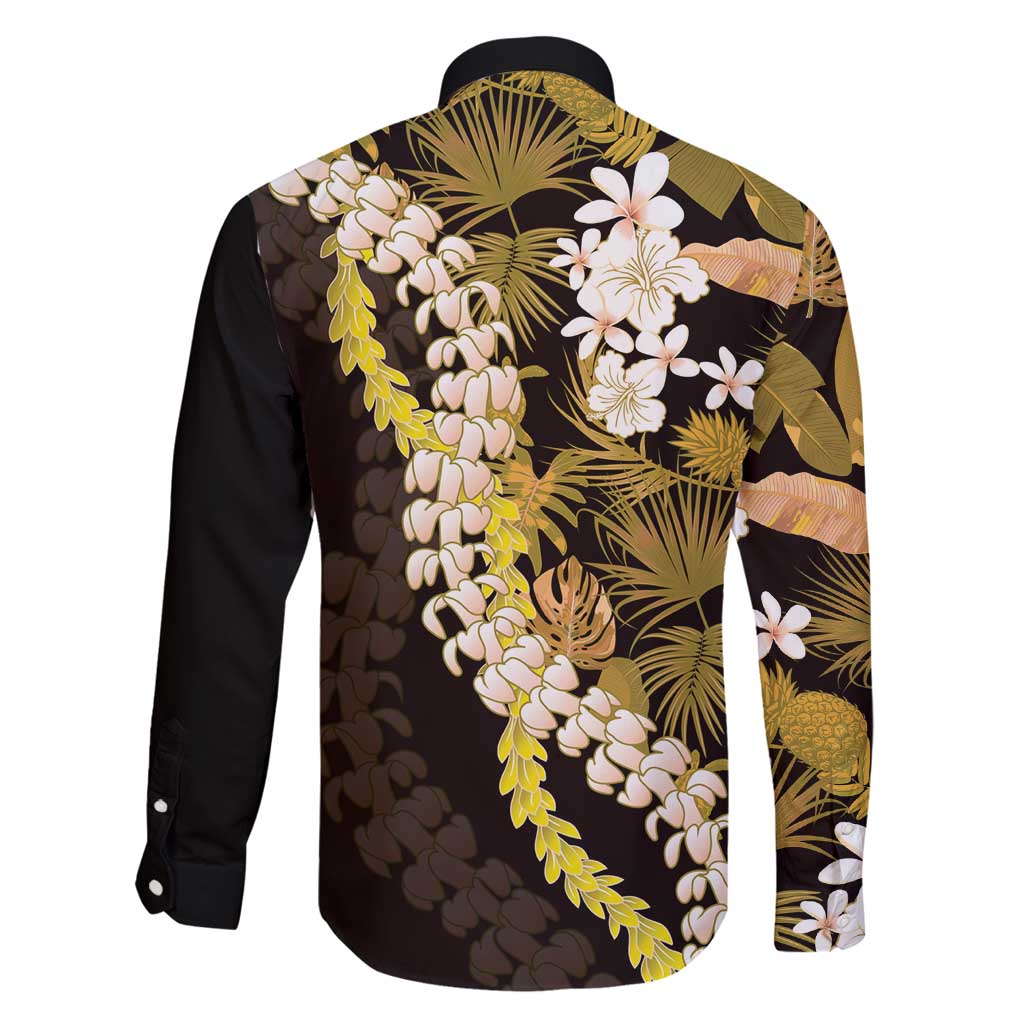 Kula Aloha Hawaii Lei Family Matching Off Shoulder Maxi Dress and Hawaiian Shirt Tropical Flowers Elegant Vibe - Polynesian Pride