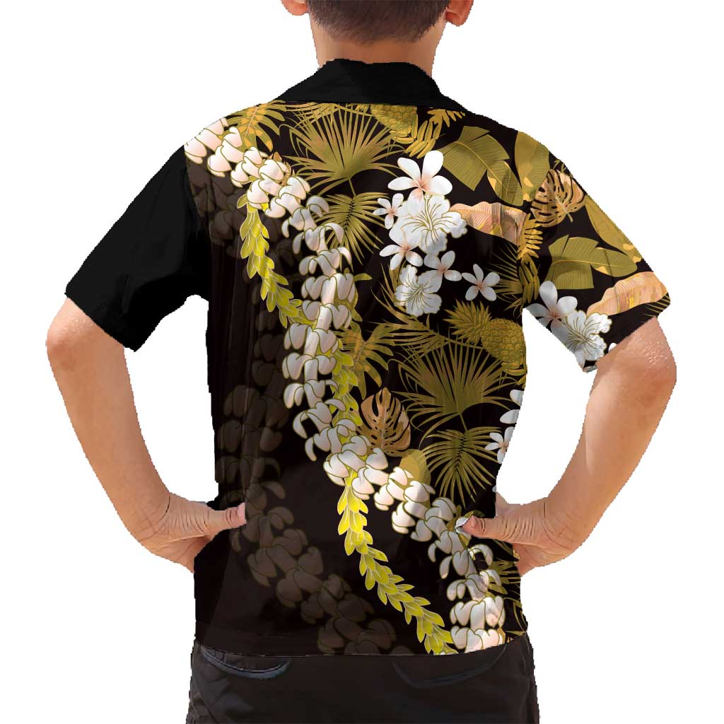 Kula Aloha Hawaii Lei Family Matching Summer Maxi Dress and Hawaiian Shirt Tropical Flowers Elegant Vibe - Polynesian Pride