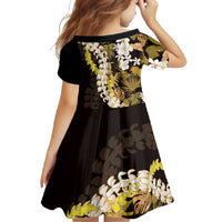 Kula Aloha Hawaii Lei Family Matching Tank Maxi Dress and Hawaiian Shirt Tropical Flowers Elegant Vibe - Polynesian Pride