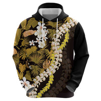 Kula Aloha Hawaii Lei Hoodie Tropical Flowers Elegant Vibe - Polynesian Pride