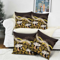 Kula Aloha Hawaii Lei Pillow Cover Tropical Flowers Elegant Vibe - Polynesian Pride