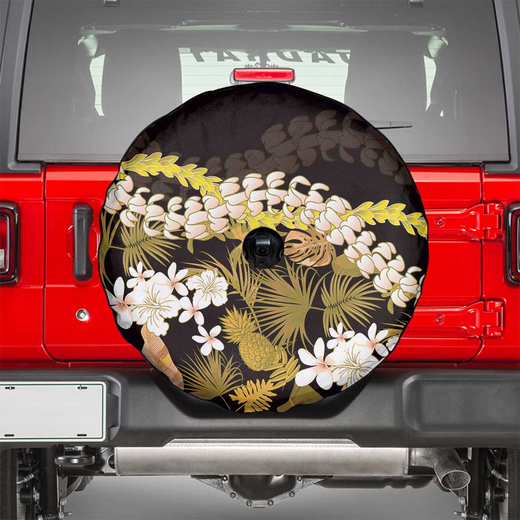Kula Aloha Hawaii Lei Spare Tire Cover Tropical Flowers Elegant Vibe - Polynesian Pride