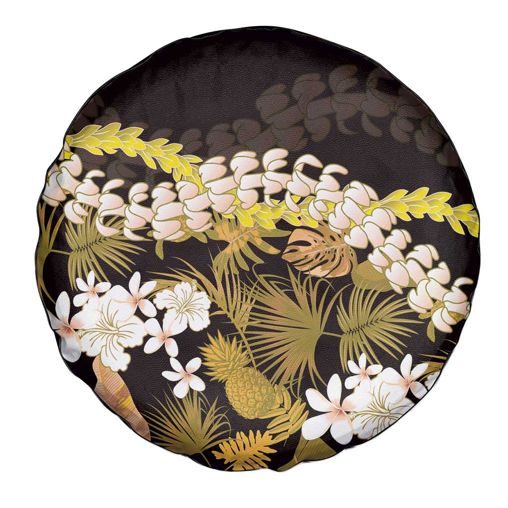 Kula Aloha Hawaii Lei Spare Tire Cover Tropical Flowers Elegant Vibe - Polynesian Pride