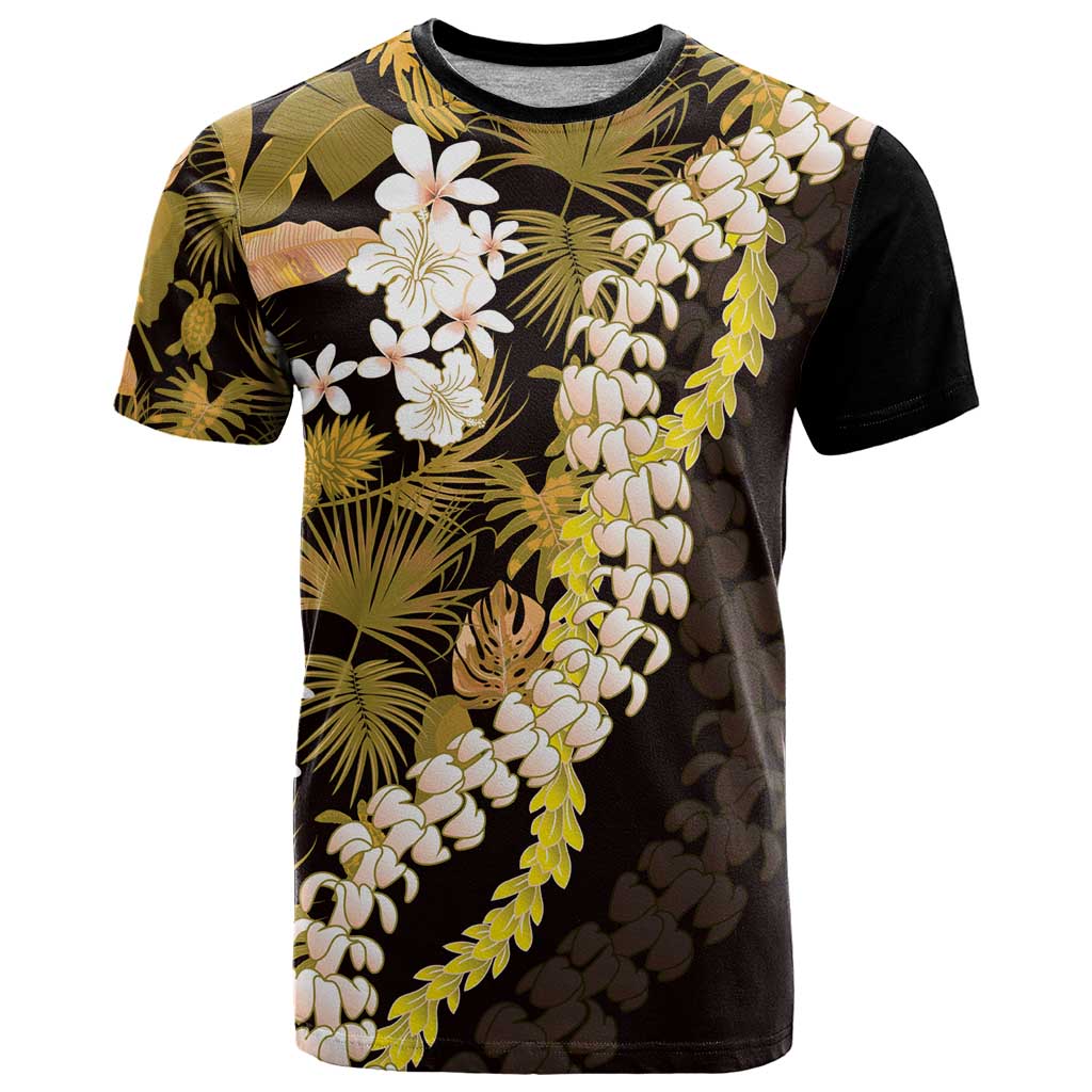 Kula Aloha Hawaii Lei T Shirt Tropical Flowers Elegant Vibe - Polynesian Pride