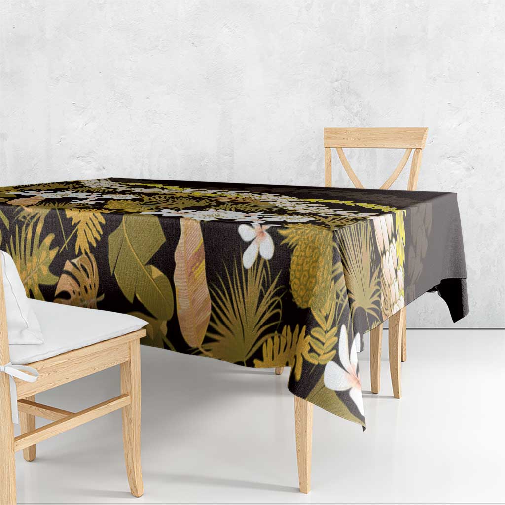 Kula Aloha Hawaii Lei Tablecloth Tropical Flowers Elegant Vibe LT14 - Polynesian Pride
