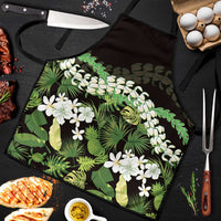 Omaomao Aloha Hawaii Lei Apron Tropical Flowers Elegant Vibe - Polynesian Pride