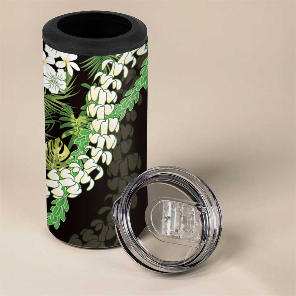 Omaomao Aloha Hawaii Lei 4 in 1 Can Cooler Tumbler Tropical Flowers Elegant Vibe - Polynesian Pride