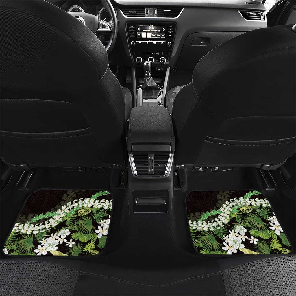 Omaomao Aloha Hawaii Lei Car Mats Tropical Flowers Elegant Vibe - Polynesian Pride