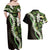 Omaomao Aloha Hawaii Lei Couples Matching Off Shoulder Maxi Dress and Hawaiian Shirt Tropical Flowers Elegant Vibe - Polynesian Pride
