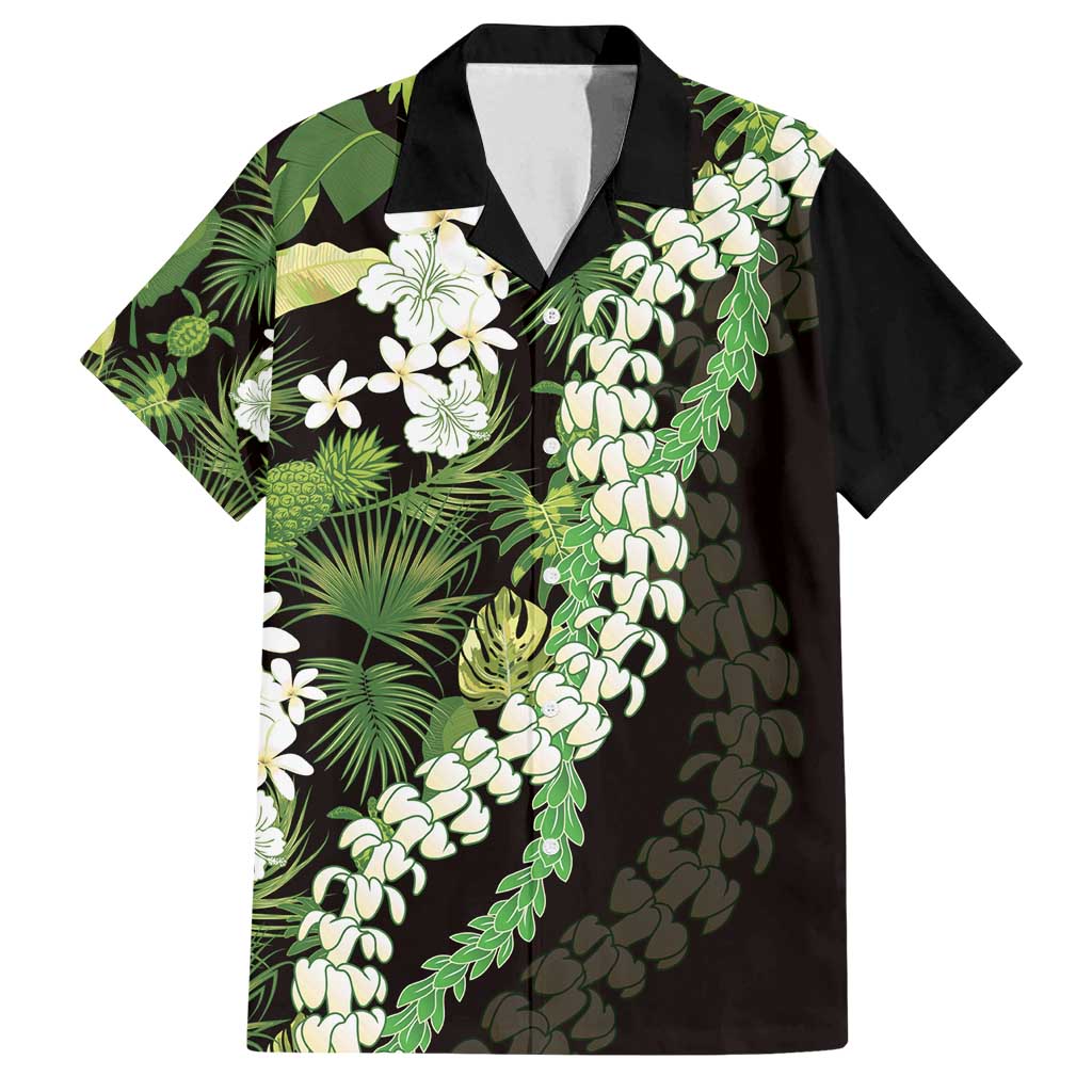Omaomao Aloha Hawaii Lei Family Matching Off Shoulder Maxi Dress and Hawaiian Shirt Tropical Flowers Elegant Vibe - Polynesian Pride