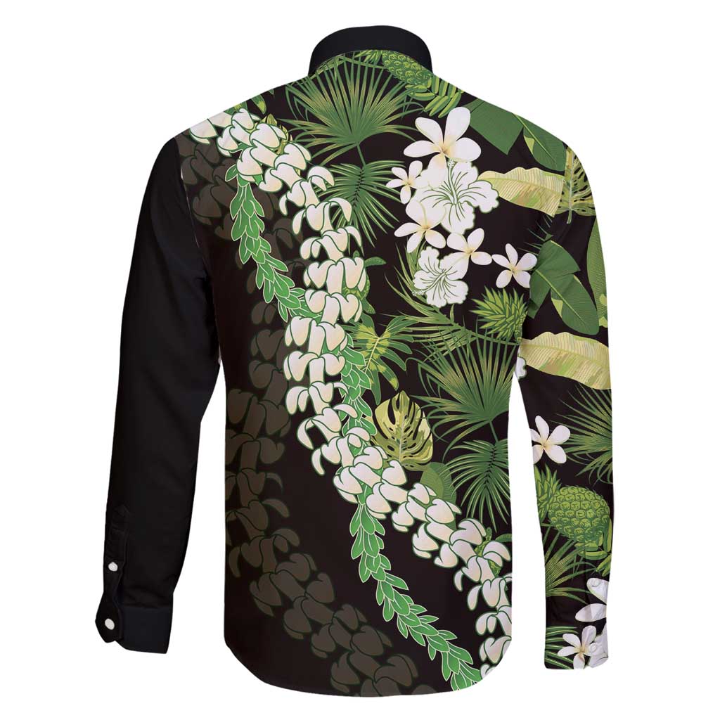 Omaomao Aloha Hawaii Lei Family Matching Tank Maxi Dress and Hawaiian Shirt Tropical Flowers Elegant Vibe - Polynesian Pride