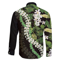 Omaomao Aloha Hawaii Lei Family Matching Tank Maxi Dress and Hawaiian Shirt Tropical Flowers Elegant Vibe - Polynesian Pride