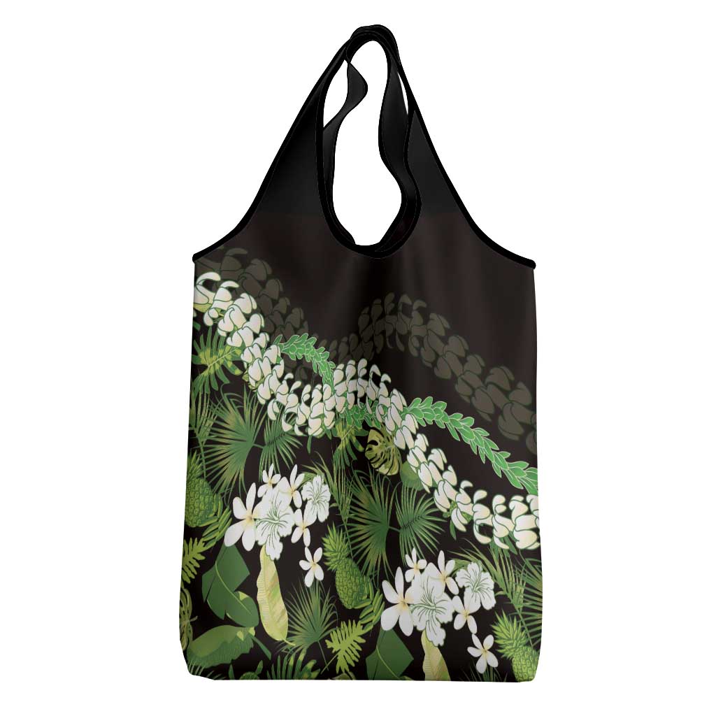 Omaomao Aloha Hawaii Lei Grocery Bag Tropical Flowers Elegant Vibe LT14 - Polynesian Pride