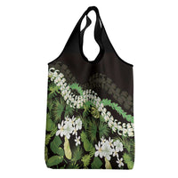 Omaomao Aloha Hawaii Lei Grocery Bag Tropical Flowers Elegant Vibe LT14 - Polynesian Pride