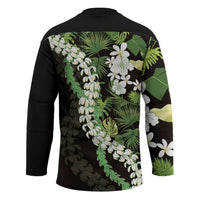 Omaomao Aloha Hawaii Lei Hockey Jersey Tropical Flowers Elegant Vibe - Polynesian Pride