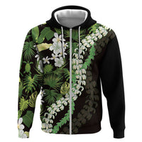 Omaomao Aloha Hawaii Lei Hoodie Tropical Flowers Elegant Vibe - Polynesian Pride