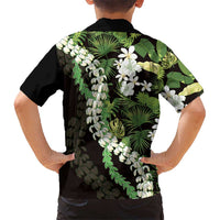Omaomao Aloha Hawaii Lei Kid Hawaiian Shirt Tropical Flowers Elegant Vibe - Polynesian Pride
