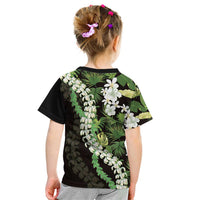 Omaomao Aloha Hawaii Lei Kid T Shirt Tropical Flowers Elegant Vibe - Polynesian Pride