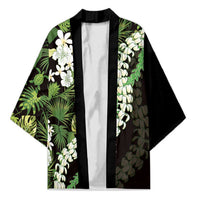 Omaomao Aloha Hawaii Lei Kimono Tropical Flowers Elegant Vibe - Polynesian Pride