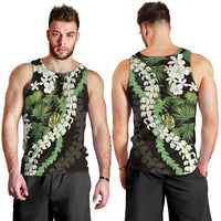 Omaomao Aloha Hawaii Lei Men Tank Top Tropical Flowers Elegant Vibe LT14 - Polynesian Pride
