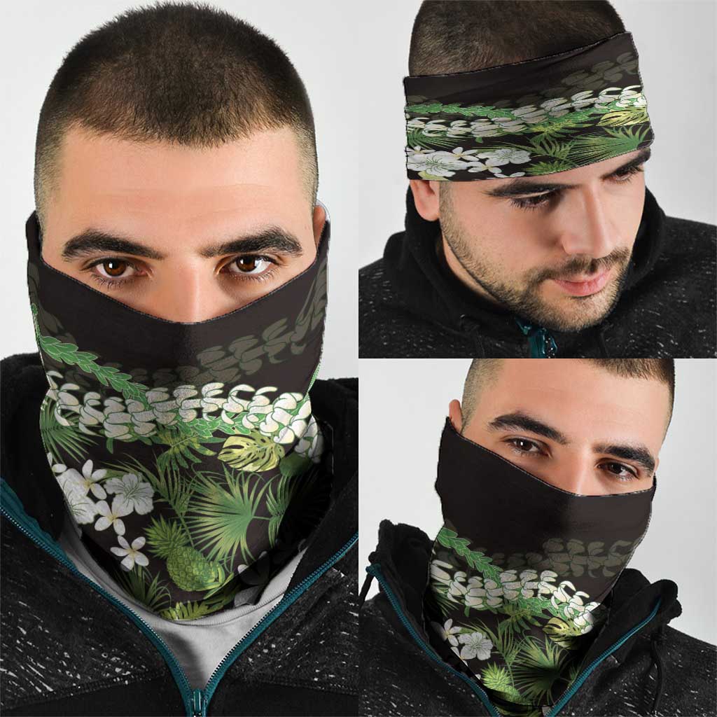 Omaomao Aloha Hawaii Lei Neck Gaiter Tropical Flowers Elegant Vibe - Polynesian Pride
