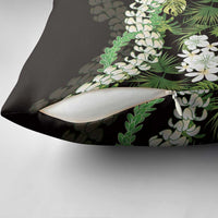 Omaomao Aloha Hawaii Lei Pillow Cover Tropical Flowers Elegant Vibe - Polynesian Pride