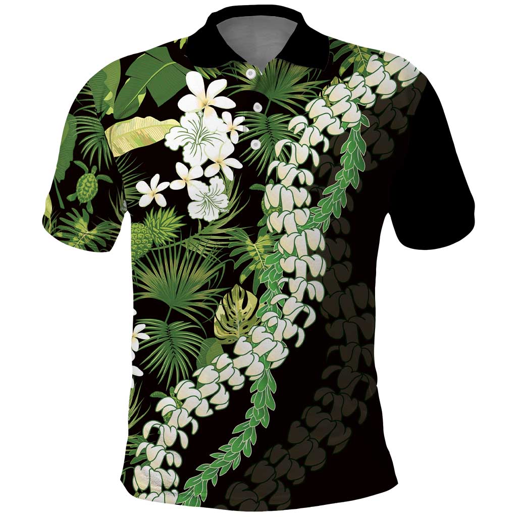 Omaomao Aloha Hawaii Lei Polo Shirt Tropical Flowers Elegant Vibe - Polynesian Pride