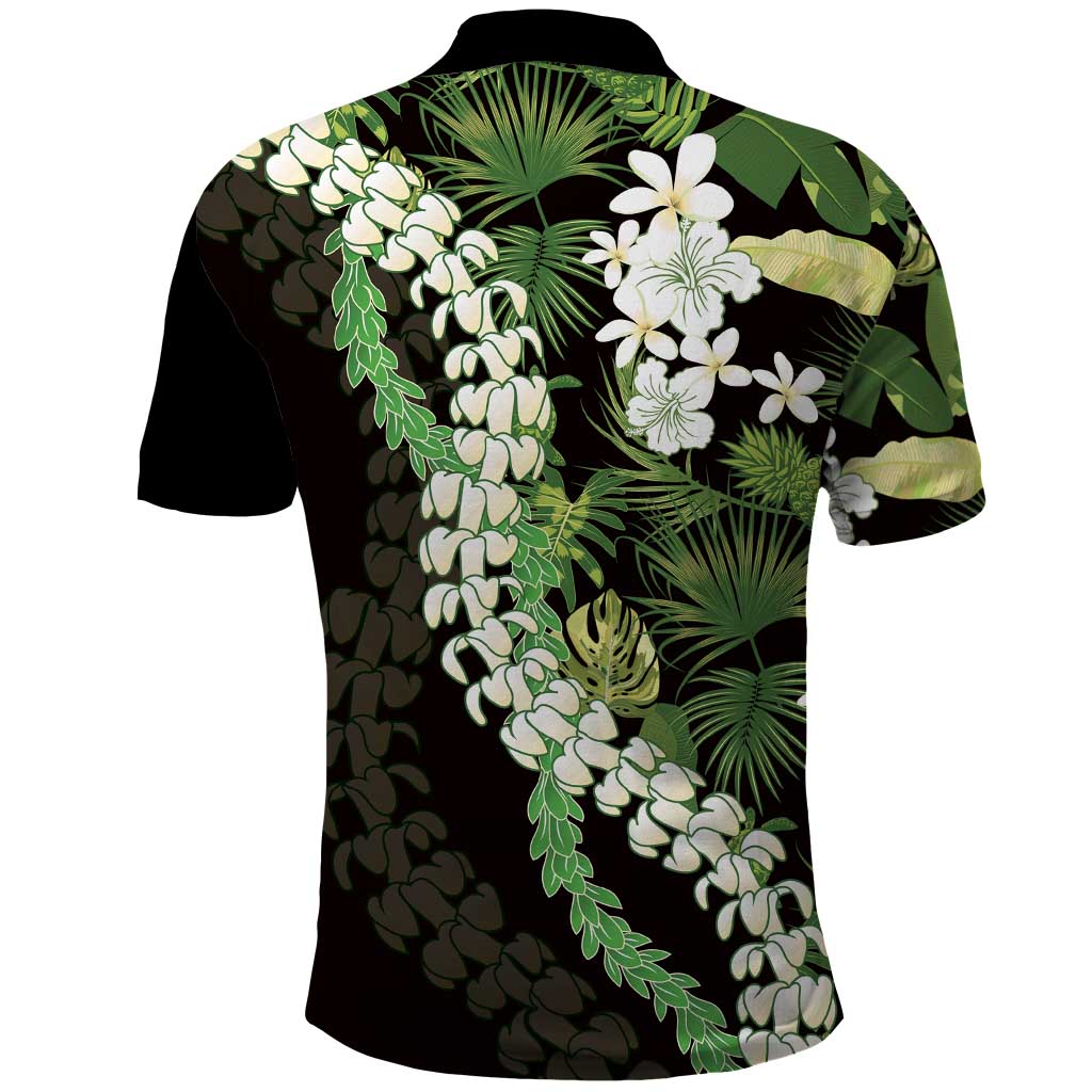 Omaomao Aloha Hawaii Lei Polo Shirt Tropical Flowers Elegant Vibe - Polynesian Pride