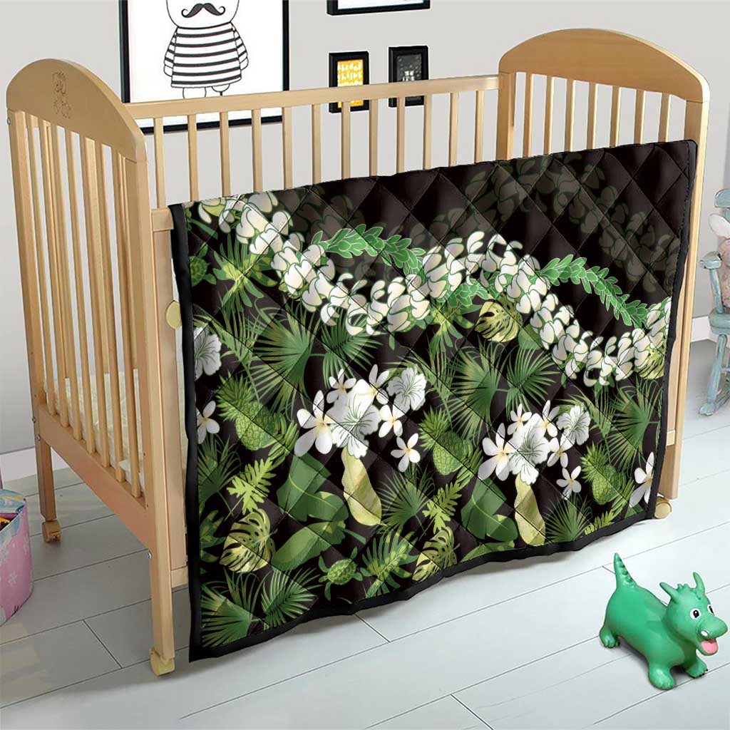 Omaomao Aloha Hawaii Lei Quilt Tropical Flowers Elegant Vibe - Polynesian Pride