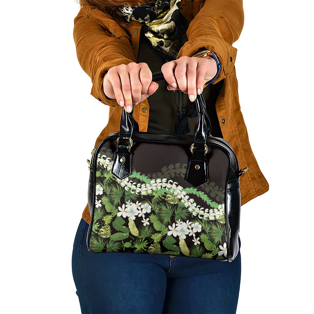 Omaomao Aloha Hawaii Lei Shoulder Handbag Tropical Flowers Elegant Vibe - Polynesian Pride