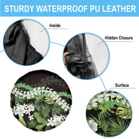 Omaomao Aloha Hawaii Lei Spare Tire Cover Tropical Flowers Elegant Vibe - Polynesian Pride