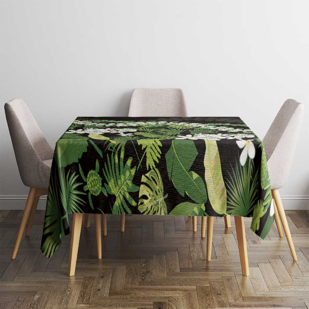 Omaomao Aloha Hawaii Lei Tablecloth Tropical Flowers Elegant Vibe LT14 - Polynesian Pride