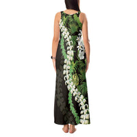 Omaomao Aloha Hawaii Lei Tank Maxi Dress Tropical Flowers Elegant Vibe - Polynesian Pride