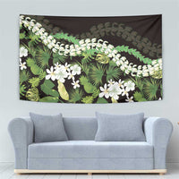 Omaomao Aloha Hawaii Lei Tapestry Tropical Flowers Elegant Vibe - Polynesian Pride