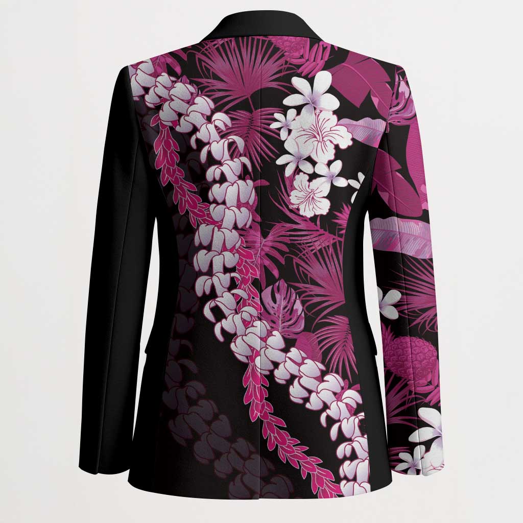 Akala Aloha Hawaii Lei Blazer Tropical Flowers Elegant Vibe - Polynesian Pride