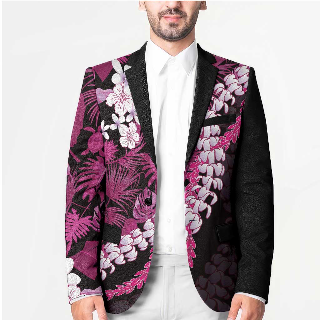 Akala Aloha Hawaii Lei Blazer Tropical Flowers Elegant Vibe - Polynesian Pride