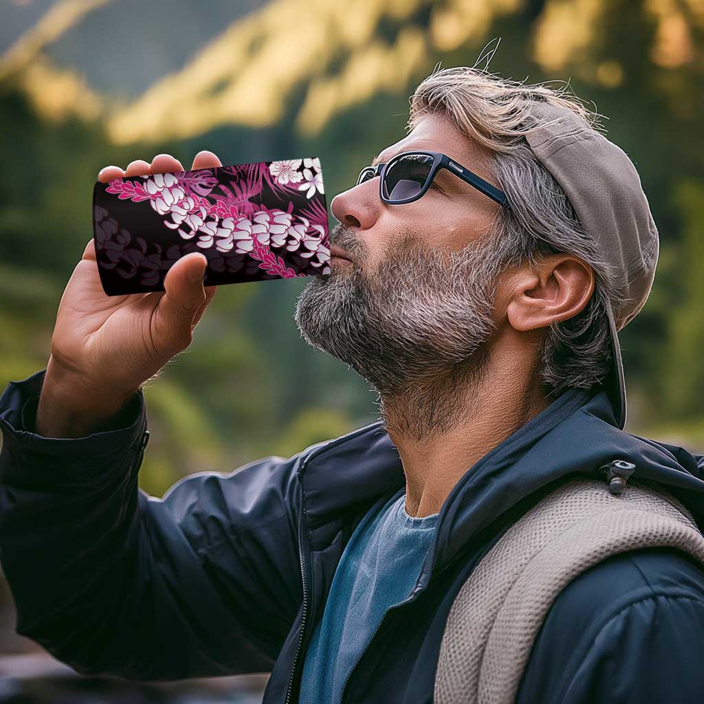 Akala Aloha Hawaii Lei 4 in 1 Can Cooler Tumbler Tropical Flowers Elegant Vibe - Polynesian Pride