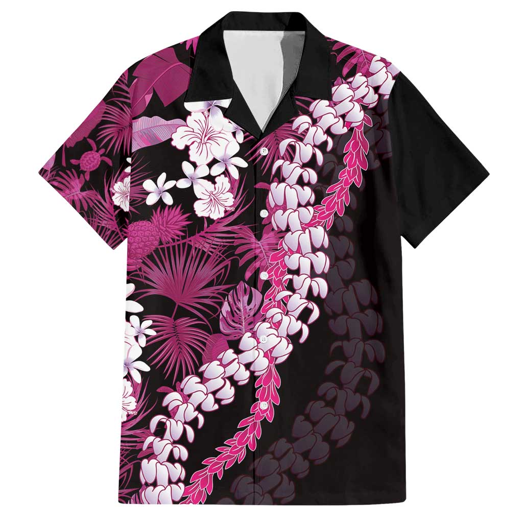 Akala Aloha Hawaii Lei Family Matching Short Sleeve Bodycon Dress and Hawaiian Shirt Tropical Flowers Elegant Vibe - Polynesian Pride