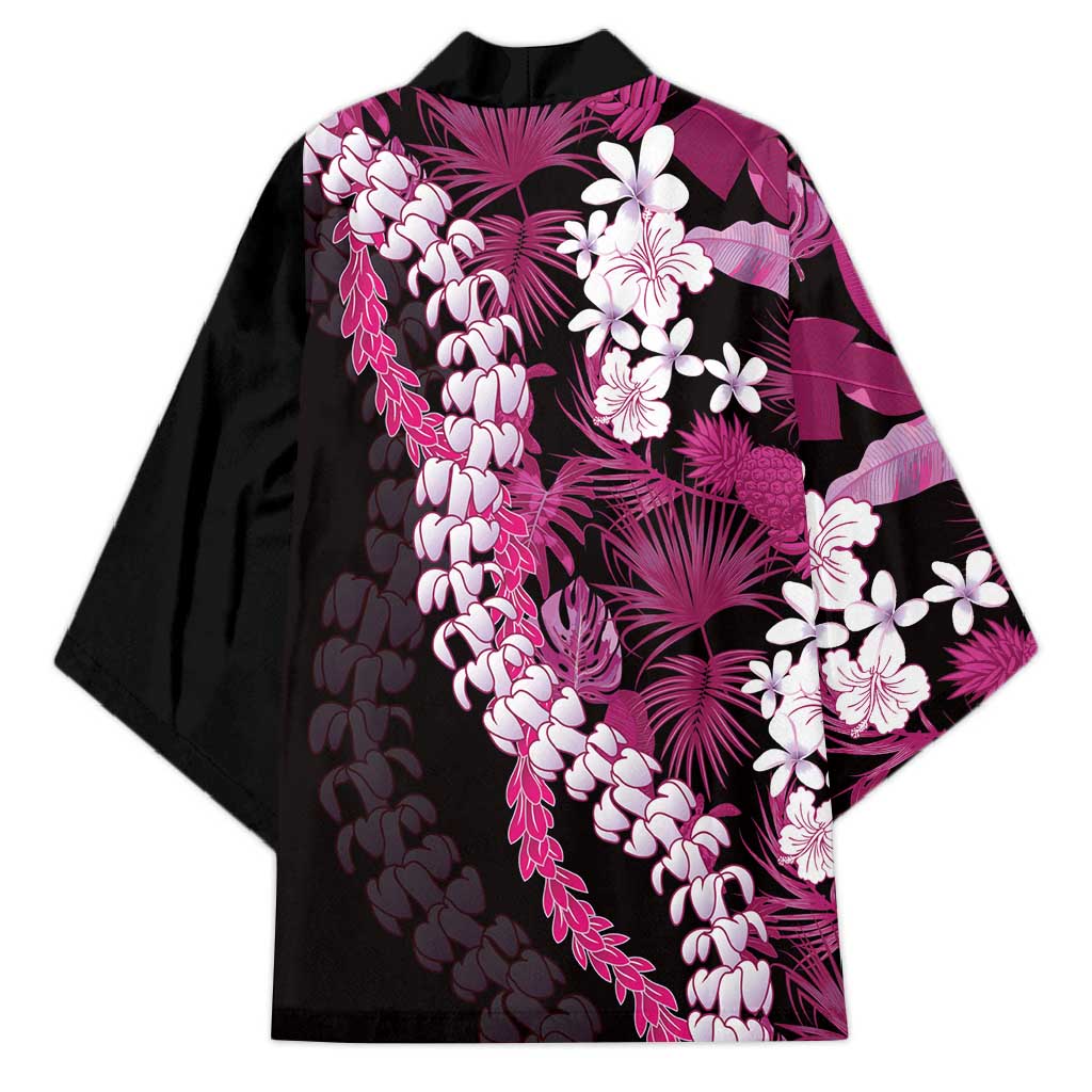Akala Aloha Hawaii Lei Kimono Tropical Flowers Elegant Vibe - Polynesian Pride