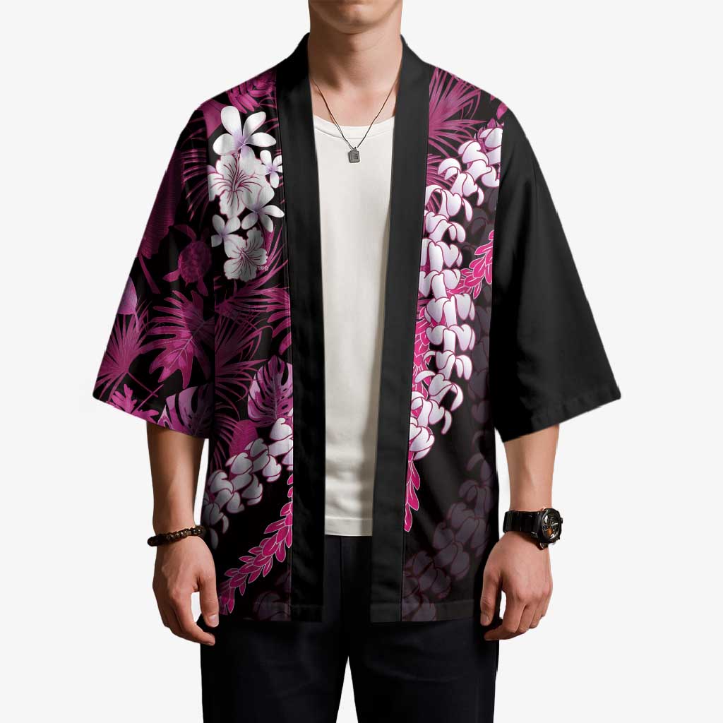 Akala Aloha Hawaii Lei Kimono Tropical Flowers Elegant Vibe - Polynesian Pride