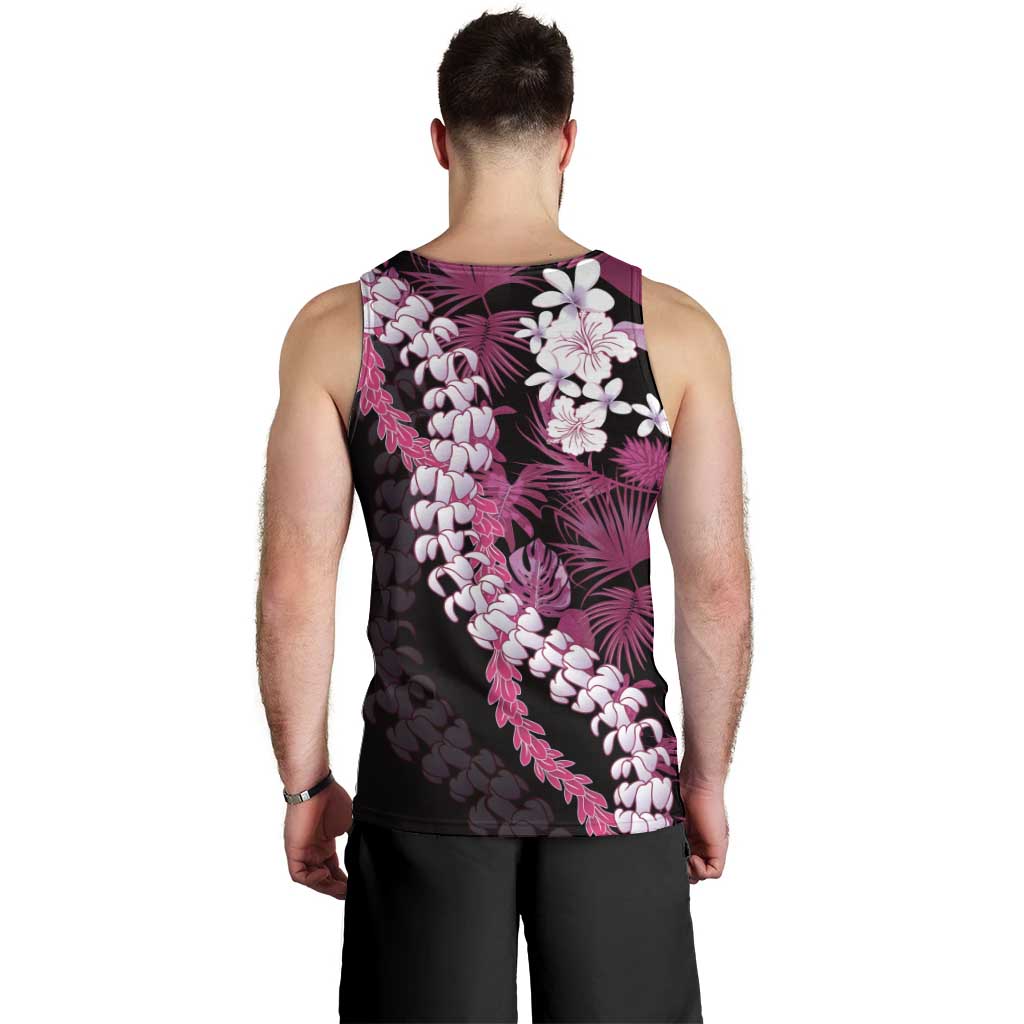 Akala Aloha Hawaii Lei Men Tank Top Tropical Flowers Elegant Vibe - Polynesian Pride